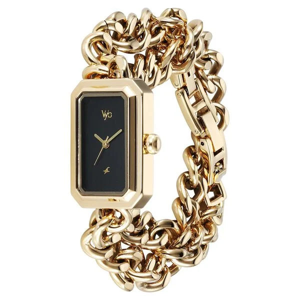 Vyb Showstopper By Fastrack Quartz Analog Watch For Girls fv60065ym01w - KRISHNA WATCH COMPANY