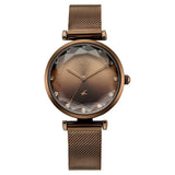 Vyb Aura By Fastrack Quartz Analog Brown Dial Watch For Girls FV60070QM01W