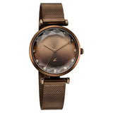 Vyb Aura By Fastrack Quartz Analog Brown Dial Watch For Girls FV60070QM01W