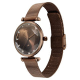 Vyb Aura By Fastrack Quartz Analog Brown Dial Watch For Girls FV60070QM01W