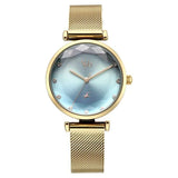 Vyb Aura By Fastrack Quartz Analog Blue Dial Watch For Girls FV60070YM01W