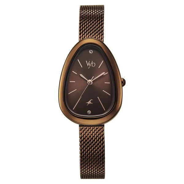 Vyb Prodigy By Fastrack Quartz Analog Watch For Girls - FV60073QM01W - KRISHNA WATCH COMPANY