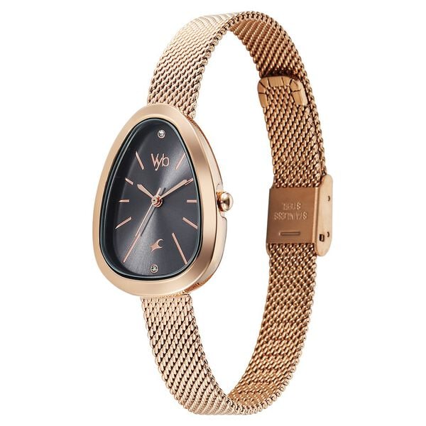 Vyb Prodigy By Fastrack Quartz Analog Watch For Girls - FV60073WM02W - KRISHNA WATCH COMPANY