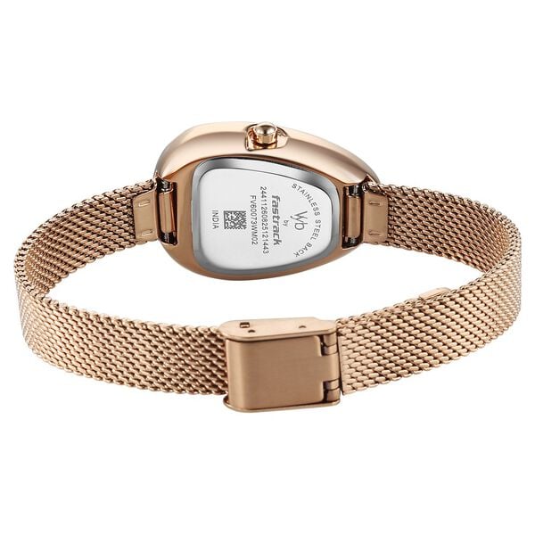 Vyb Prodigy By Fastrack Quartz Analog Watch For Girls - FV60073WM02W - KRISHNA WATCH COMPANY