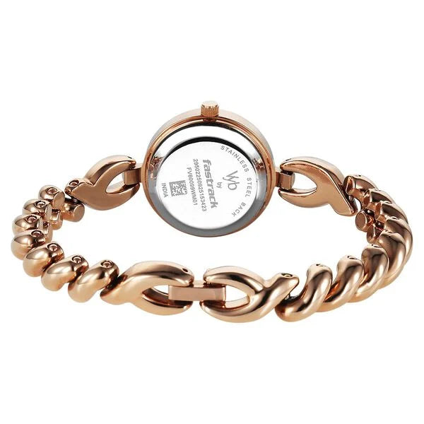 Vyb Siren By Fastrack Quartz Analog Watch For Girls - 60099WM01W - KRISHNA WATCH COMPANY