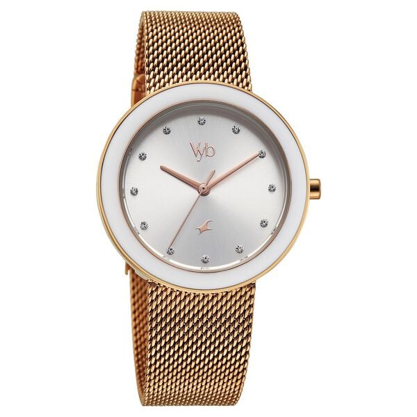 Vyb Lumina By Fastrack Quartz Analog Watch For Girls fv60102km01w - KRISHNA WATCH COMPANY