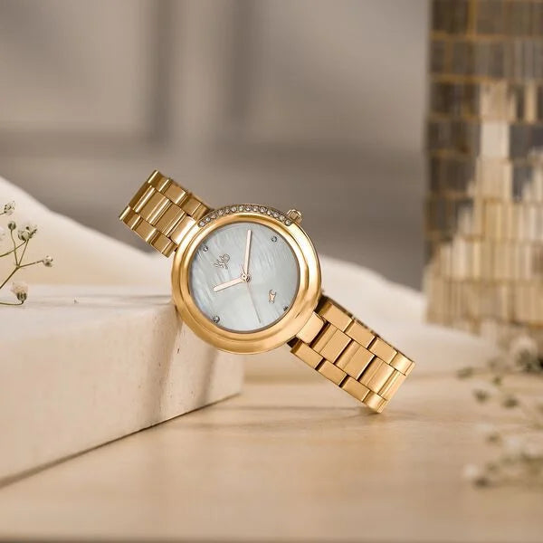 Vyb Aura By Fastrack Quartz Analog Watch For Girls - 60106WM01W - KRISHNA WATCH COMPANY