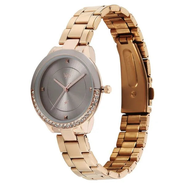 Vyb Eclipse By Fastrack Quartz Analog Watch For Girls - 60107WM01W - KRISHNA WATCH COMPANY