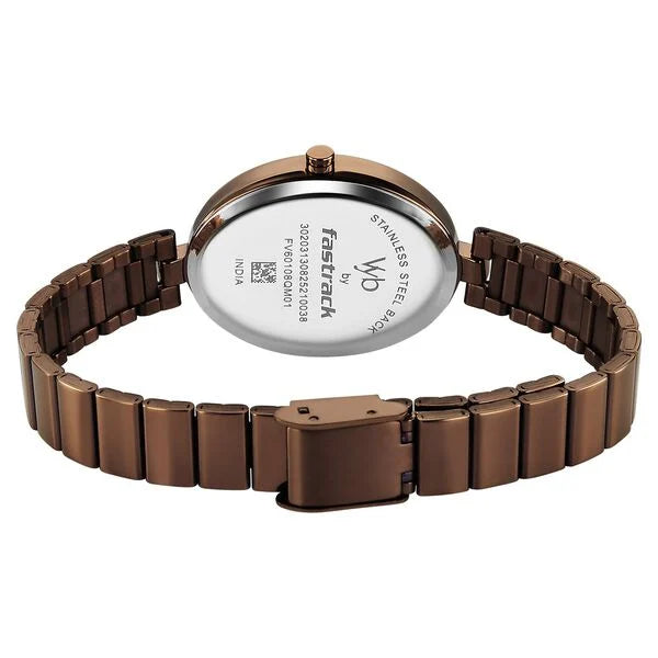 Vyb Celeste By Fastrack Quartz Analog Watch For Girls - 60108QM01W - KRISHNA WATCH COMPANY