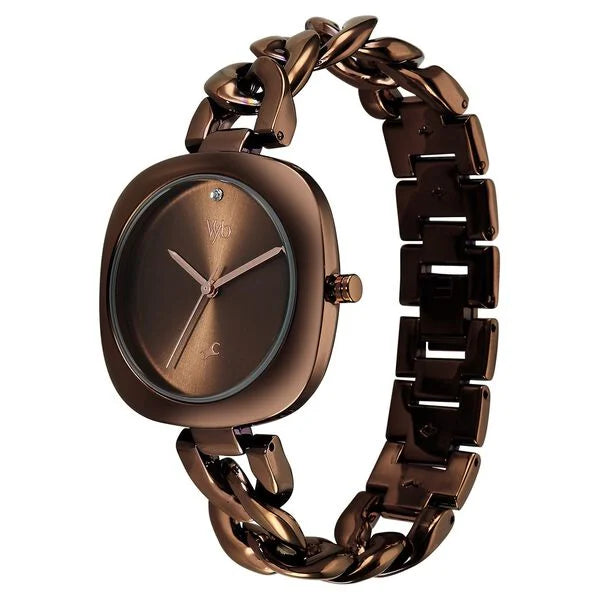 Vyb Spotlight By Fastrack Quartz Analog Watch For Girls - 60109QM01W - KRISHNA WATCH COMPANY