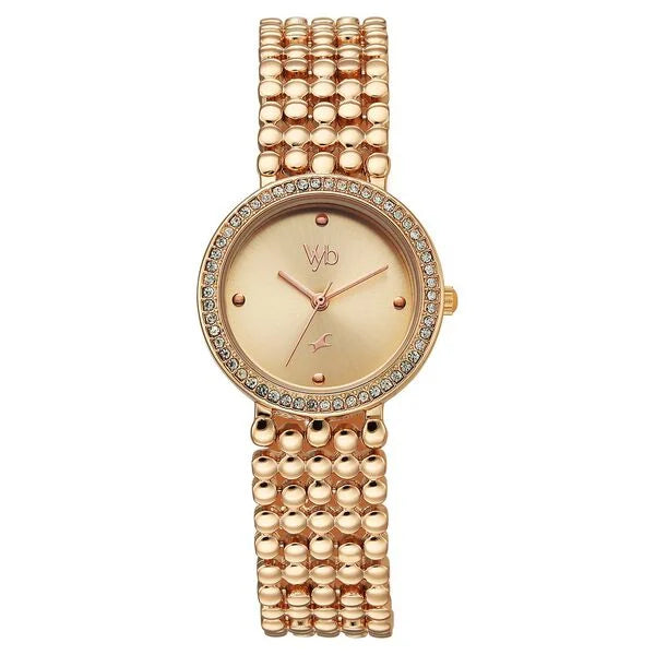 Vyb Iconique By Fastrack Quartz Analog Watch For Girls - FV60111WM01W - KRISHNA WATCH COMPANY