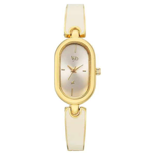 Vyb Diva By Fastrack Quartz Analog Watch For Girls fv60117ym01w - KRISHNA WATCH COMPANY