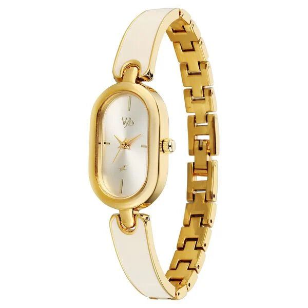 Vyb Diva By Fastrack Quartz Analog Watch For Girls fv60117ym01w - KRISHNA WATCH COMPANY