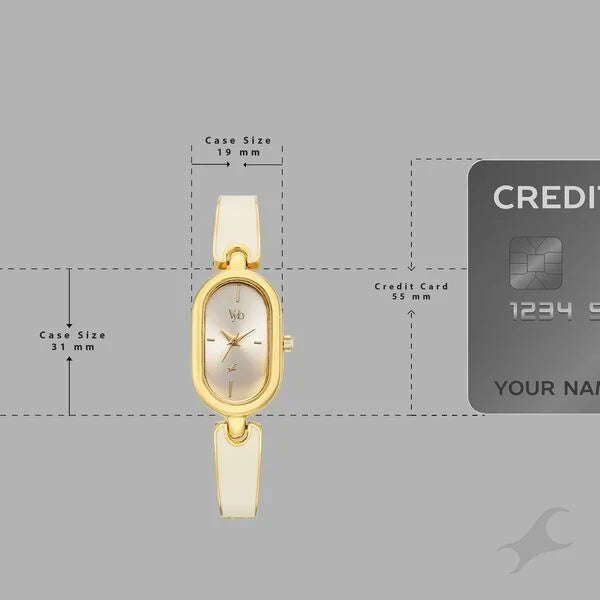Vyb Diva By Fastrack Quartz Analog Watch For Girls fv60117ym01w - KRISHNA WATCH COMPANY