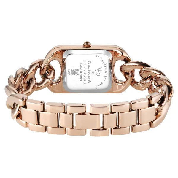 Vyb Prodigy By Fastrack Quartz Analog Watch For Girls - FV60125WM02W - KRISHNA WATCH COMPANY