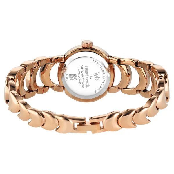 Vyb Bliss By Fastrack Quartz Analog Watch For Girls fv60131wm01w - KRISHNA WATCH COMPANY