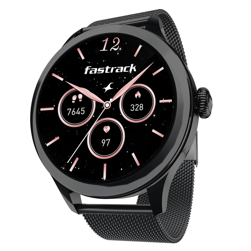 Fastrack Noir Pro 1.19 Super AMOLED Metal Smart Watch