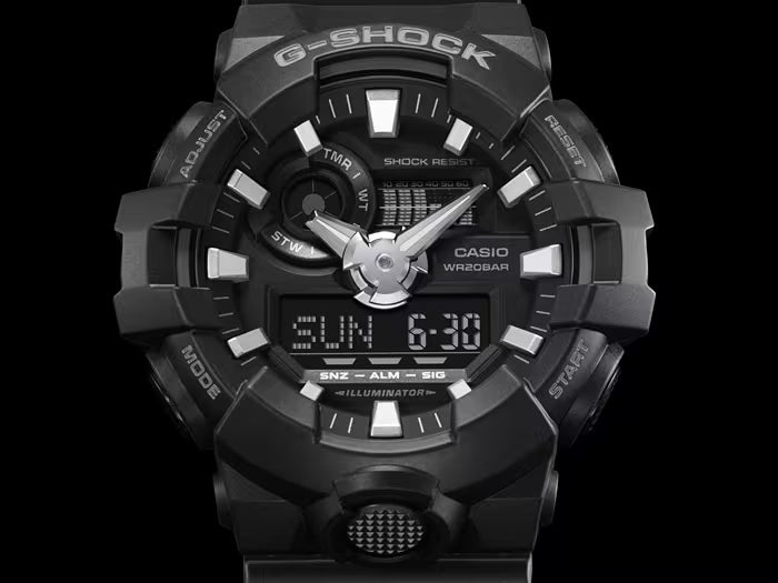 Casio G-Shock GA-700-1BDR - G715 - KRISHNA WATCH COMPANY