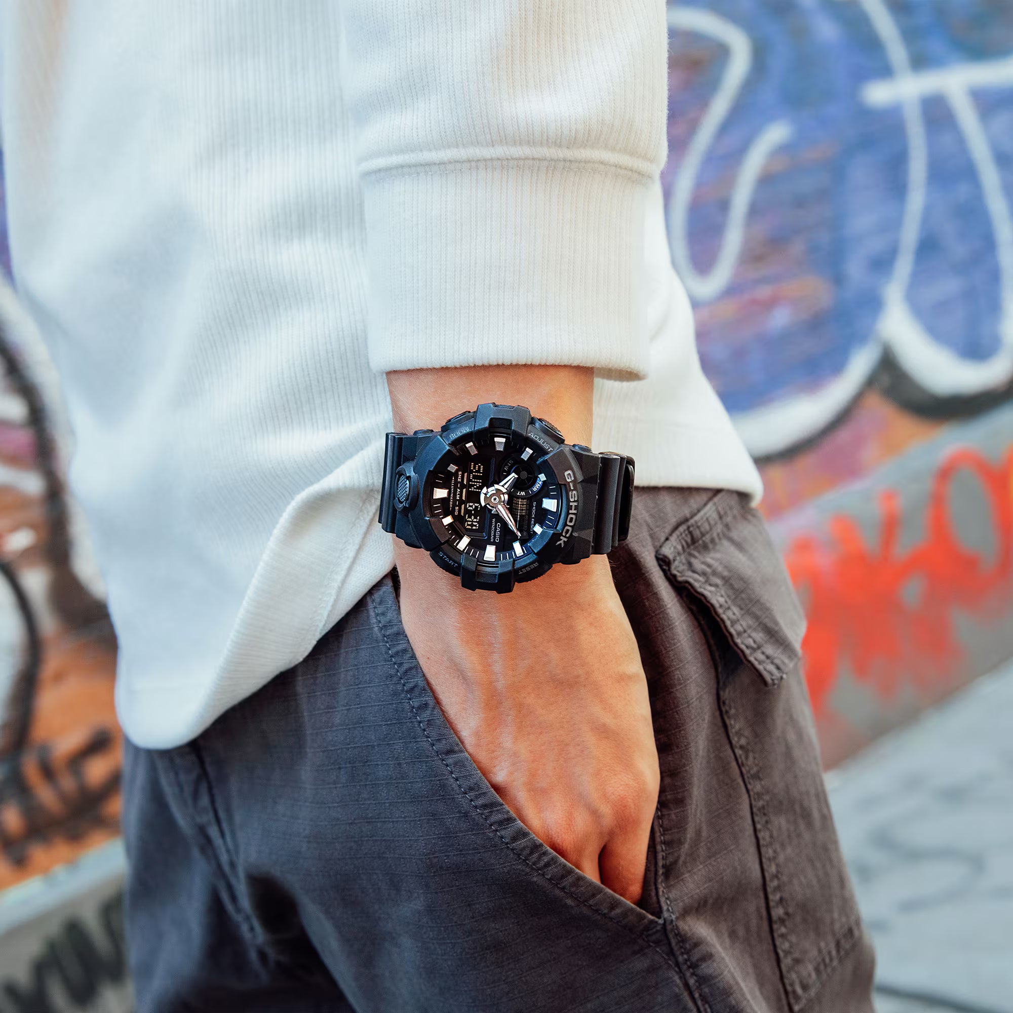 Casio G-Shock GA-700-1BDR - G715 - KRISHNA WATCH COMPANY