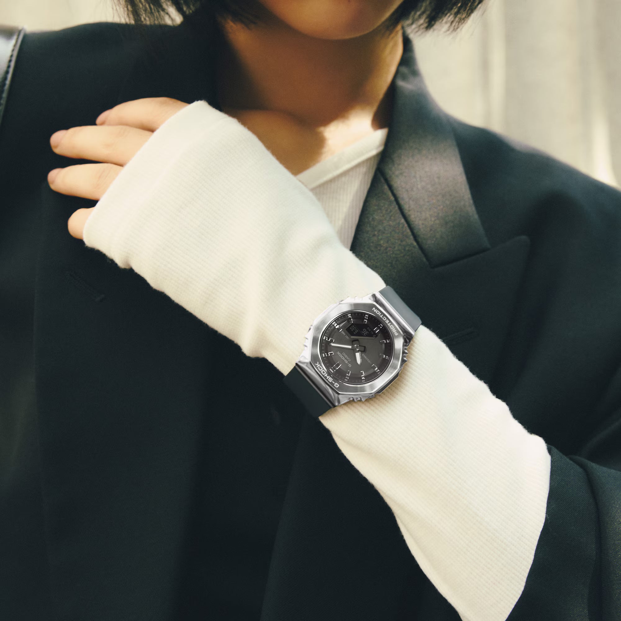 Casio G-SHOCK WOMEN GM-S2110-1A1DR - G1781 - KRISHNA WATCH COMPANY