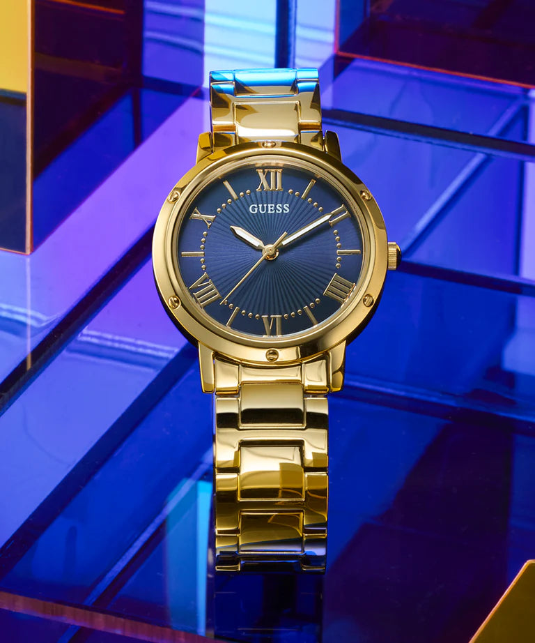 GUESS DAWN Ladies Gold Tone Analog Watch GW0404L4 - KRISHNA WATCH COMPANY