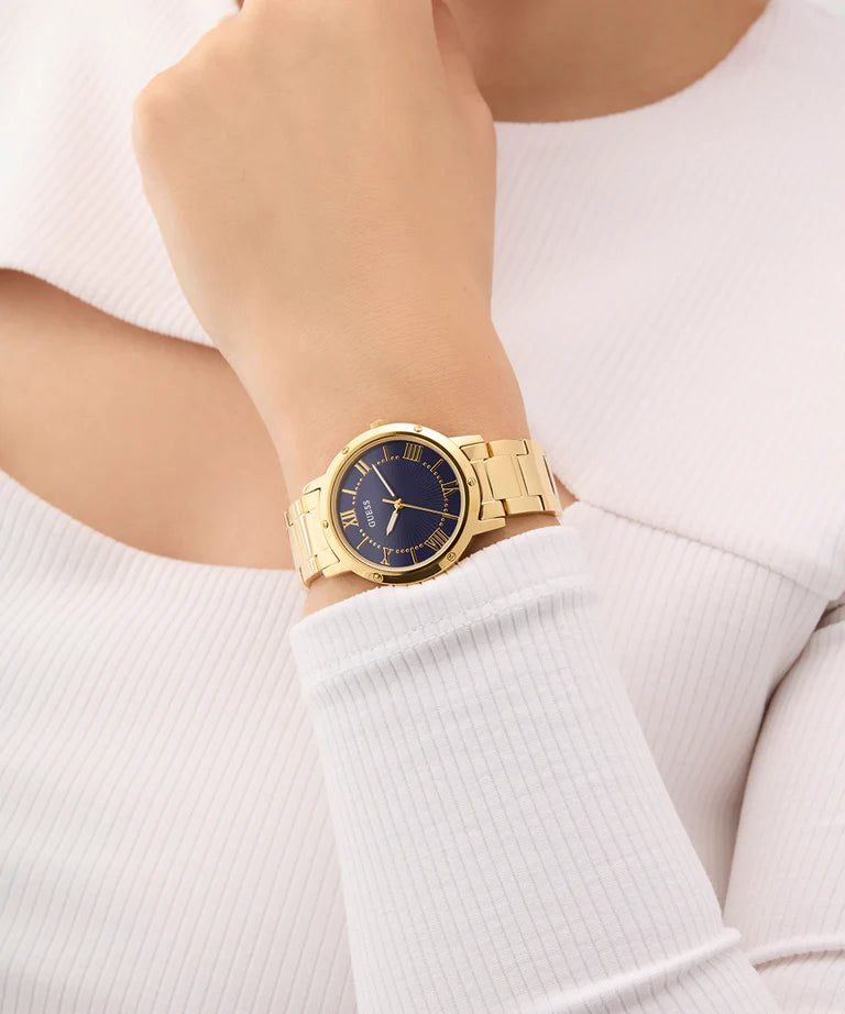 GUESS DAWN Ladies Gold Tone Analog Watch GW0404L4 - KRISHNA WATCH COMPANY