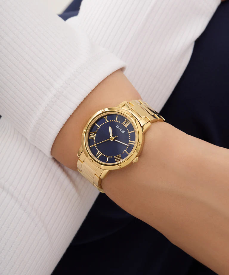 GUESS DAWN Ladies Gold Tone Analog Watch GW0404L4 - KRISHNA WATCH COMPANY