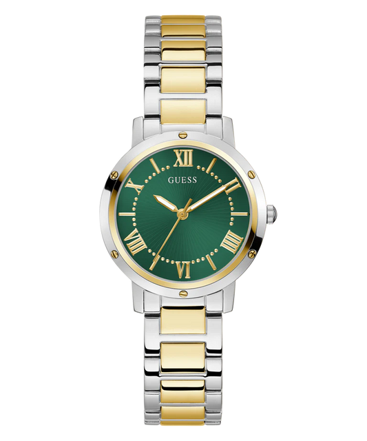 GUESS Dawn Green Round Dial Analog Women's Watch - GW0404L5