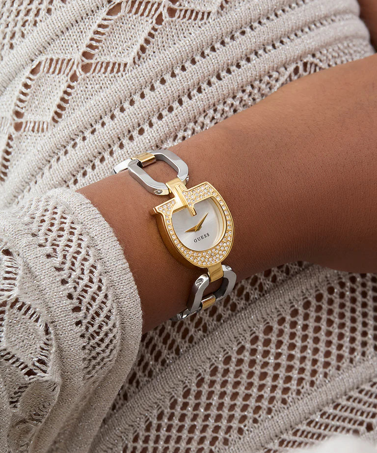 GUESS Ladies 2-Tone Gold Tone Analog Watch GW0683L6 - KRISHNA WATCH COMPANY