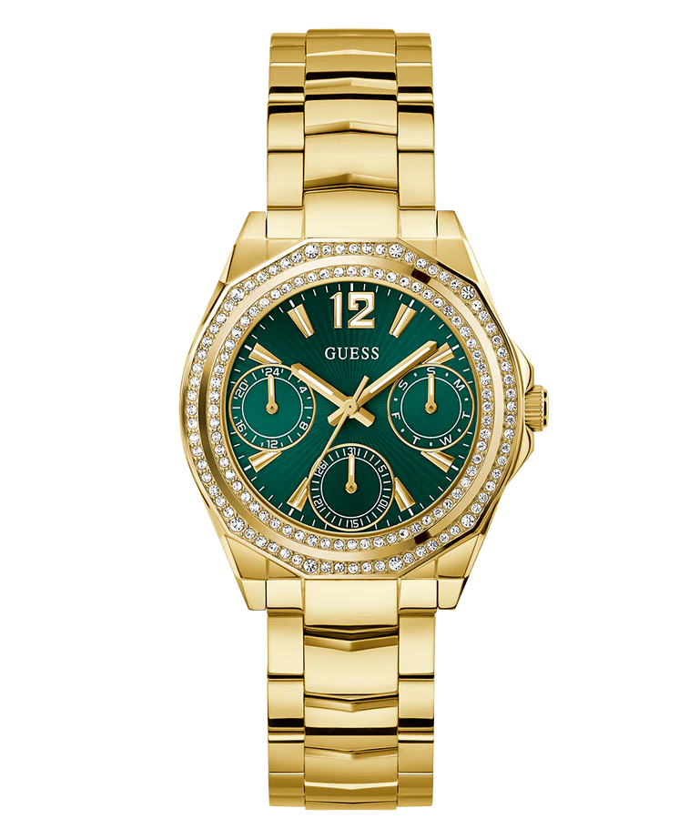 GUESS Ladies Gold Tone Multi-function Watch - GW0685L5