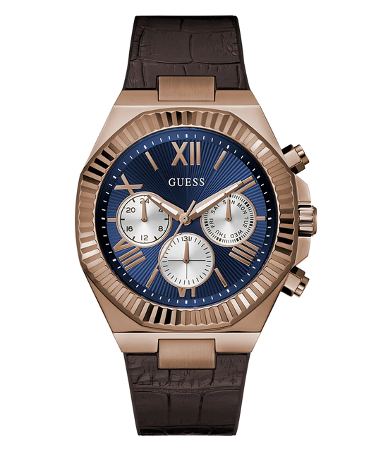 GUESS Mens Brown Coffee Multi-function Watch - GW0791G4