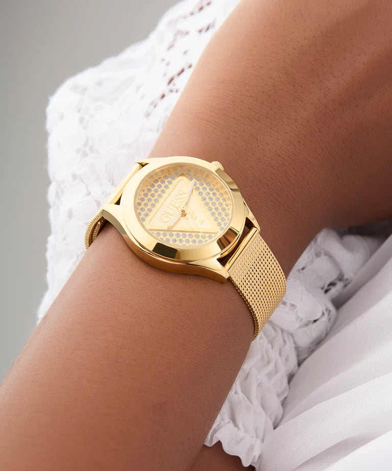 GUESS Ladies Gold Tone Analog Watch GW0835L2 - KRISHNA WATCH COMPANY