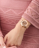GUESS Ladies Rose Gold Tone Analog Watch GW0835L3