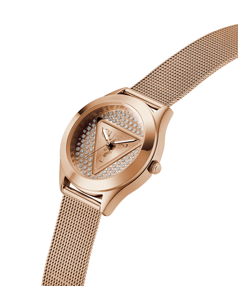 GUESS Ladies Rose Gold Tone Analog Watch GW0835L3 - KRISHNA WATCH COMPANY