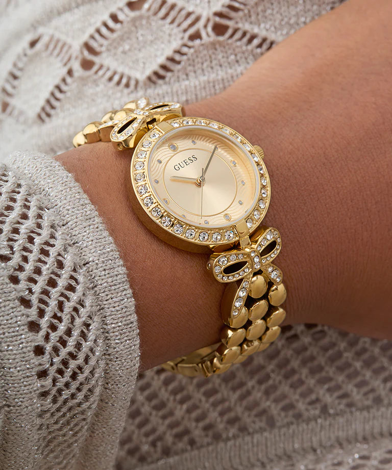 GUESS Ladies Gold Tone Analog Watch GW0838L2 - KRISHNA WATCH COMPANY