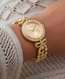 GUESS Ladies Gold Tone Analog Watch GW0838L2