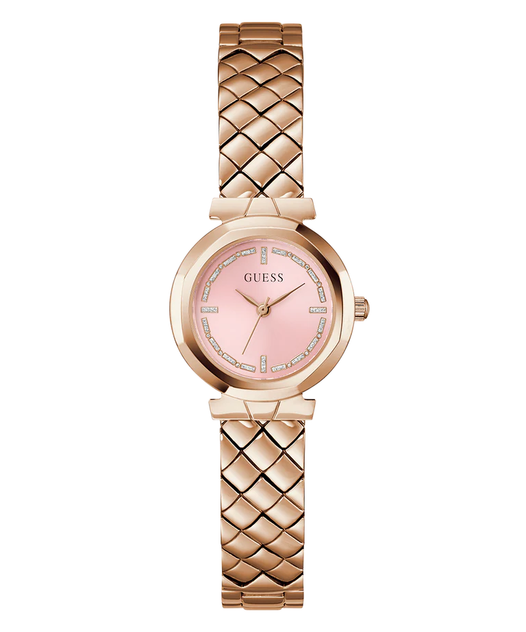 GUESS Ladies Rose Gold Tone Analog Watch GW0839L3 - KRISHNA WATCH COMPANY