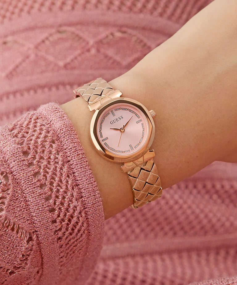 GUESS Ladies Rose Gold Tone Analog Watch GW0839L3 - KRISHNA WATCH COMPANY