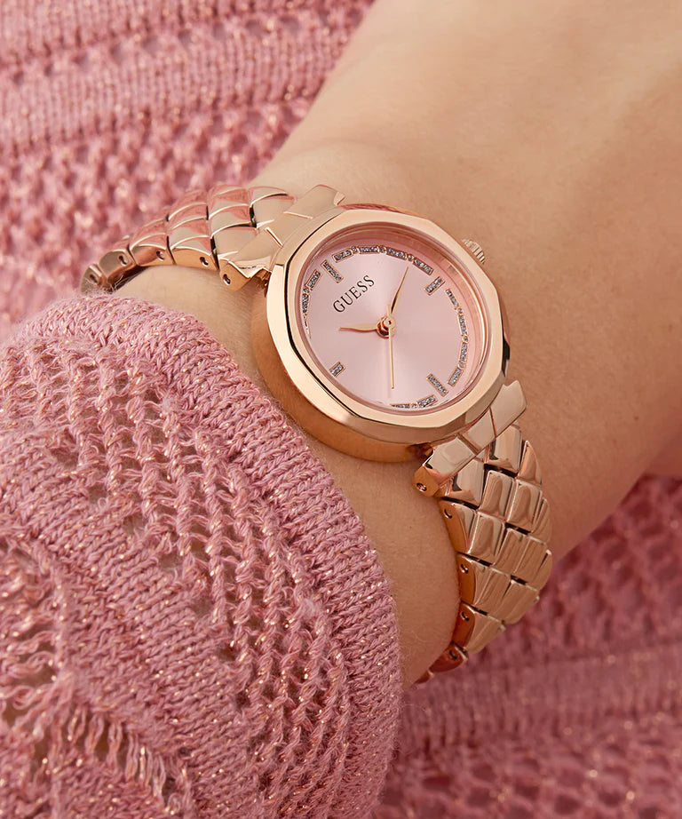 GUESS Ladies Rose Gold Tone Analog Watch GW0839L3 - KRISHNA WATCH COMPANY