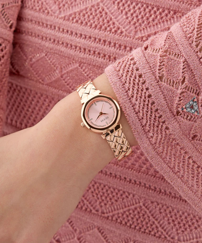 GUESS Ladies Rose Gold Tone Analog Watch GW0839L3 - KRISHNA WATCH COMPANY