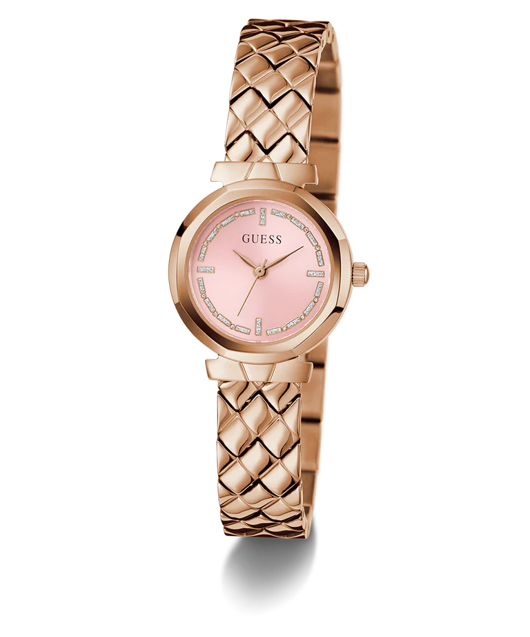 GUESS Ladies Rose Gold Tone Analog Watch GW0839L3 - KRISHNA WATCH COMPANY