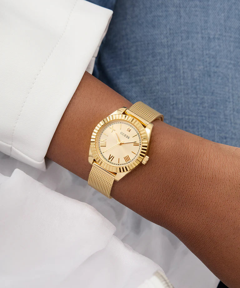 GUESS Ladies Gold Tone Analog Watch GW0842L2 - KRISHNA WATCH COMPANY