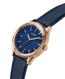 GUESS Mens Navy Rose Gold Tone Analog Watch GW0846G2 - KRISHNA WATCH COMPANY