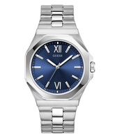 GUESS Mens Silver Tone Analog Watch GW0849G1