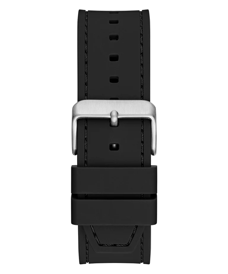 GUESS Mens Black Silver Tone Analog Watch - GW0850G1 - KRISHNA WATCH COMPANY