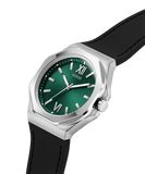 GUESS Mens Black Silver Tone Analog Watch - GW0850G1 - KRISHNA WATCH COMPANY