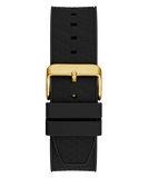 GUESS Mens Black Gold Tone Multi-function Watch - GW0853G2