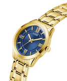 GUESS Mens Gold Tone Analog Watch GW0893G5