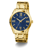 GUESS Mens Gold Tone Analog Watch GW0893G5
