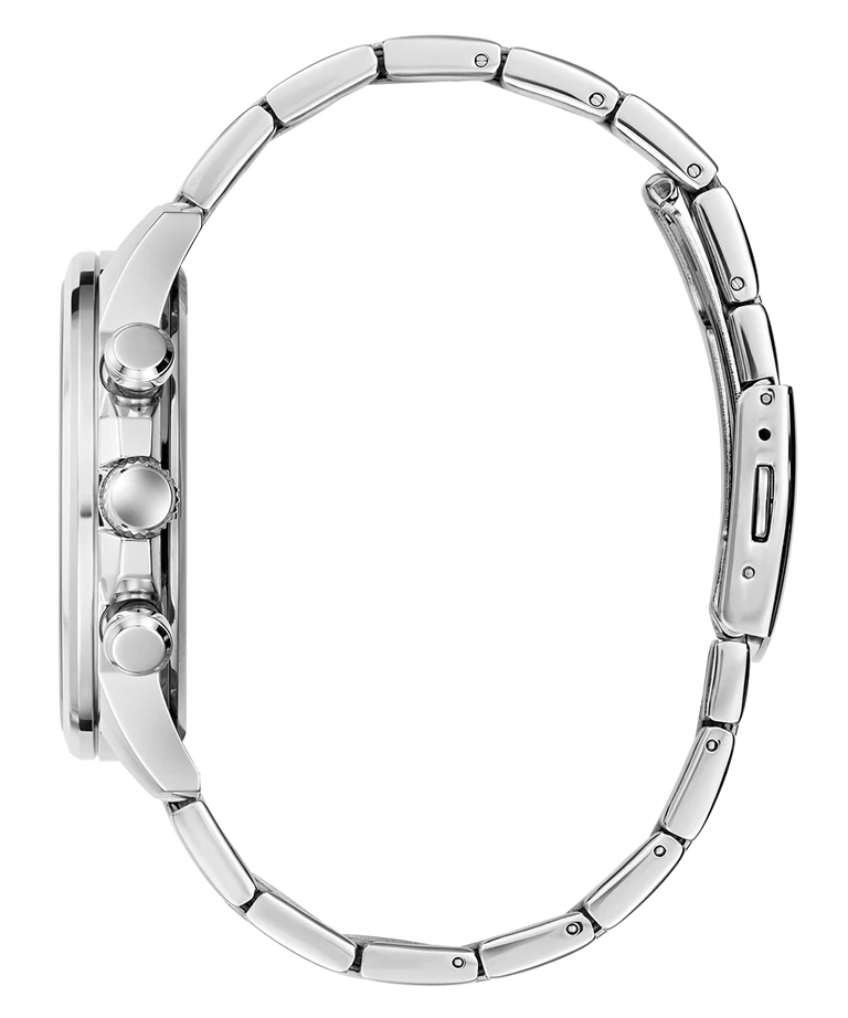 GUESS Mens Silver Tone Multi-function Watch 44 mm GW0900G1 - KRISHNA WATCH COMPANY